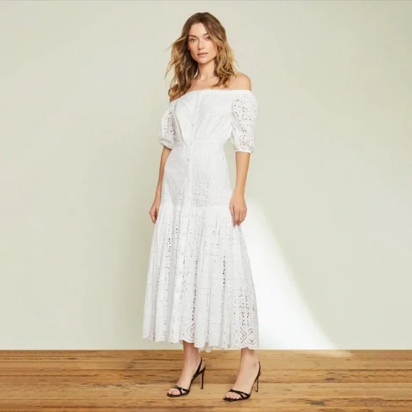Veronica Beard | Dresses | Veronica Beard Cali Dress In White Sz Xs |  Poshmark